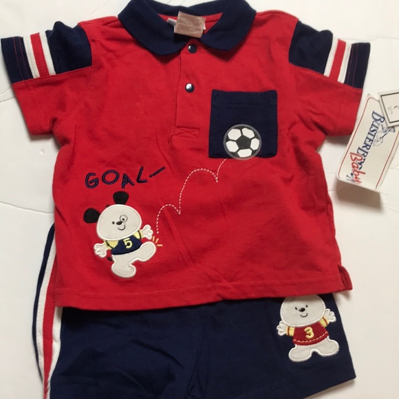 Buster Brown Other - NWT/ Buster Brown 2 piece set short shirt 6/9